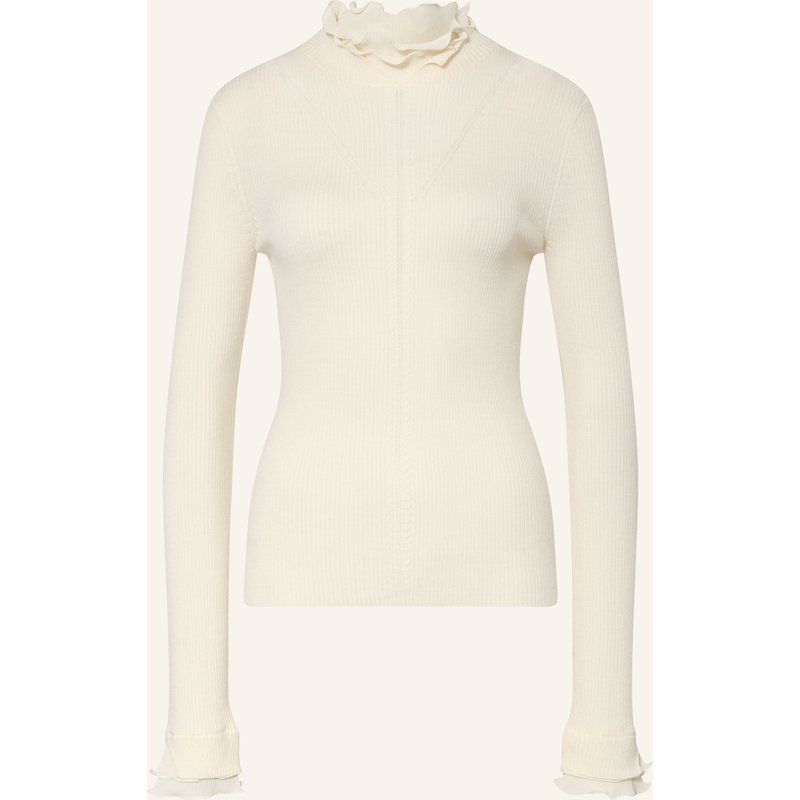 Liu Jo Pullover Mit Rüschen weiss