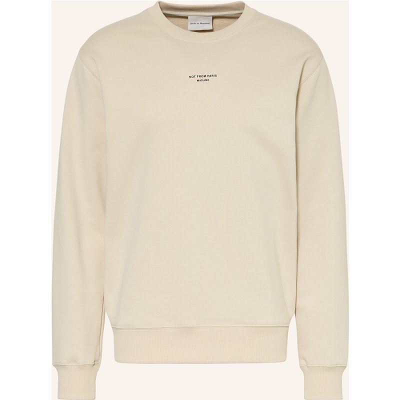 Drôle De Monsieur Sweatshirt Le Slogan Classique beige
