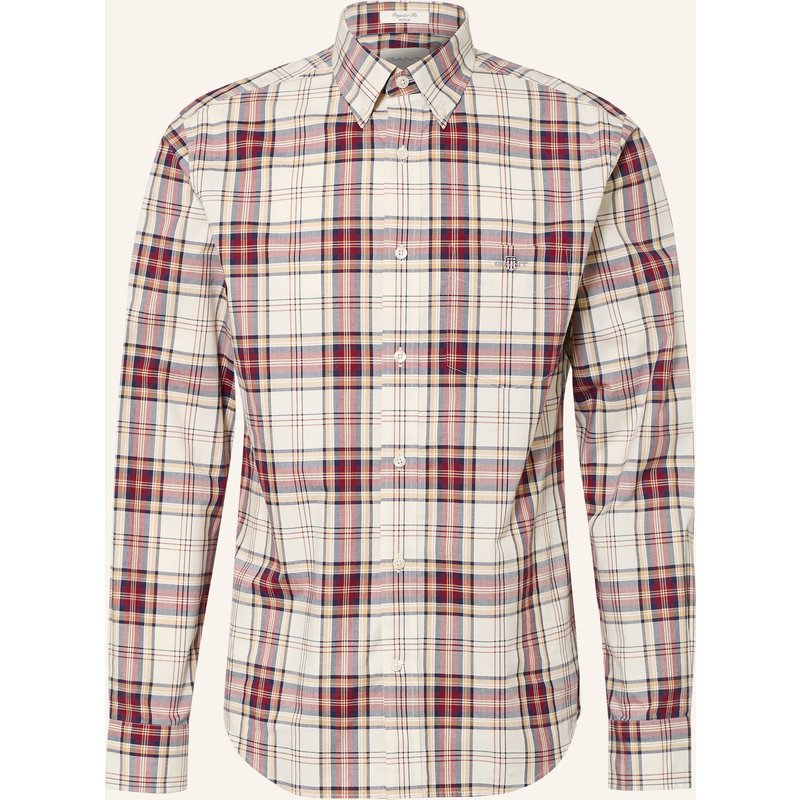 Gant Hemd Regular Fit rot