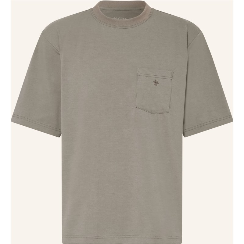 Goldwin T-Shirt Oversized Pocket gruen