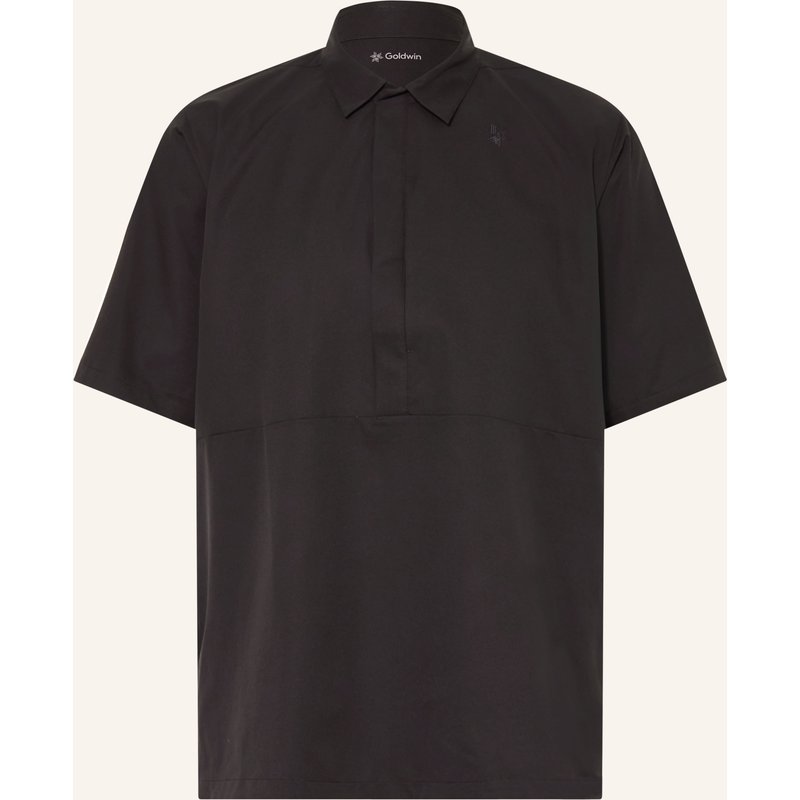 Goldwin Kurzarm-Hemd All Direction Light Comfort Fit schwarz