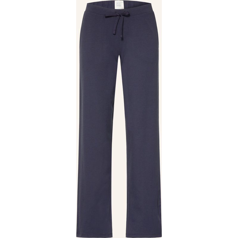 Schiesser Schlafhose Mix + Relax blau