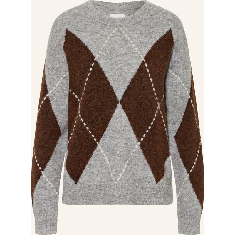 Part Two Pullover Sorayaspw Mit Alpaka grau