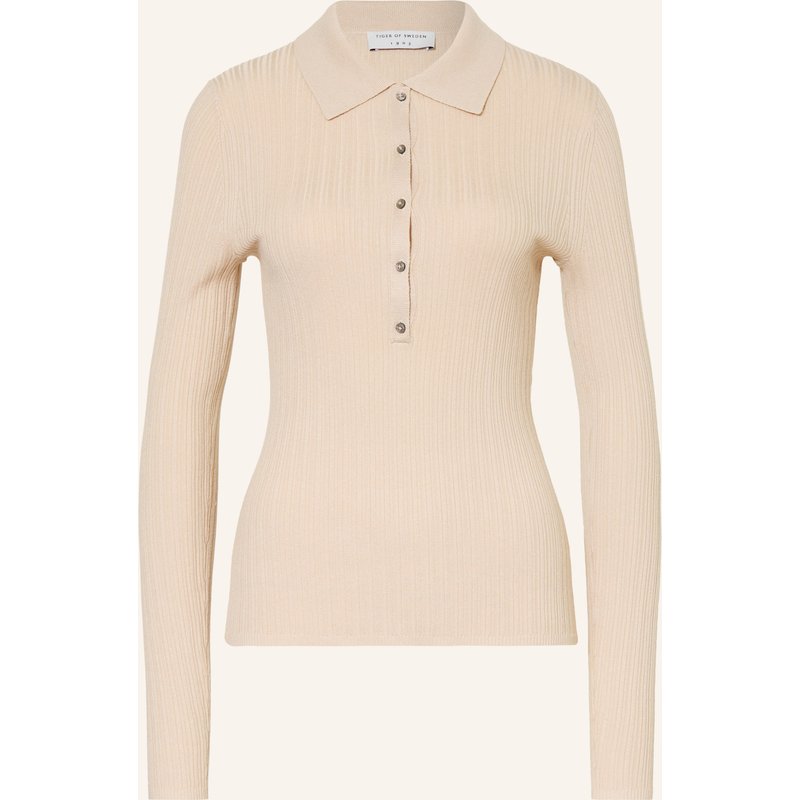 Tiger Of Sweden Strick-Poloshirt Isla beige