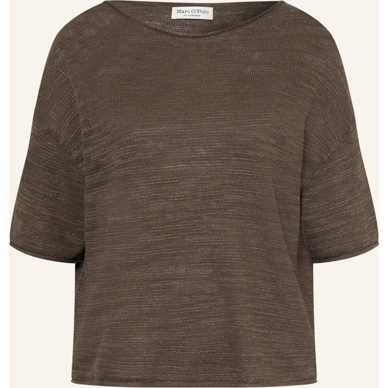 Marc O'polo Pullover Mit Leinen Und 3/4-Arm gruen