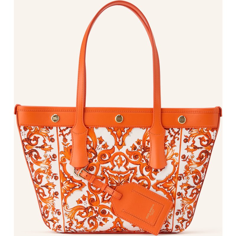 Dolce & Gabbana Shopper Atene Mit Pouch orange