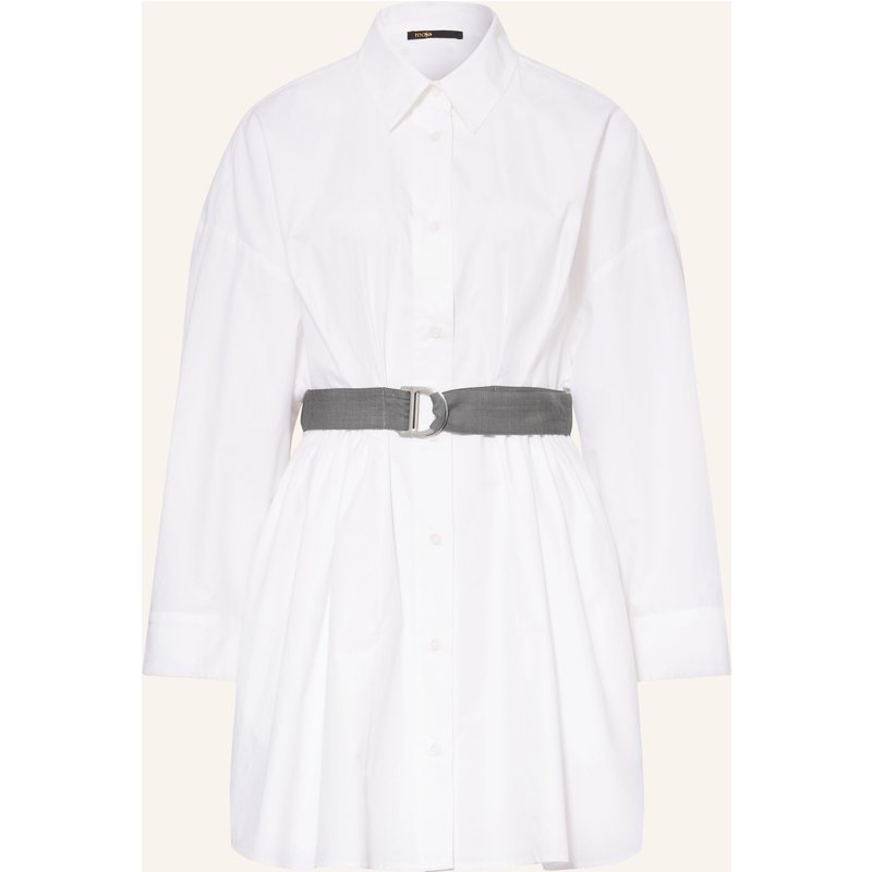 Maje Hemdblusenkleid Rishirt weiss