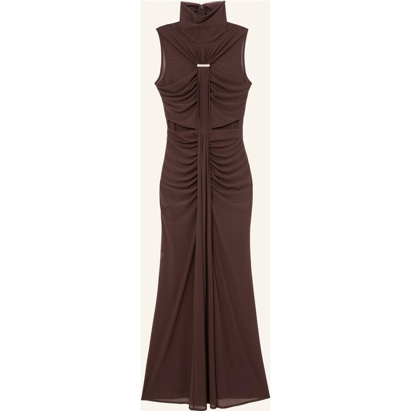Reiss Mesh-Kleid Colette braun