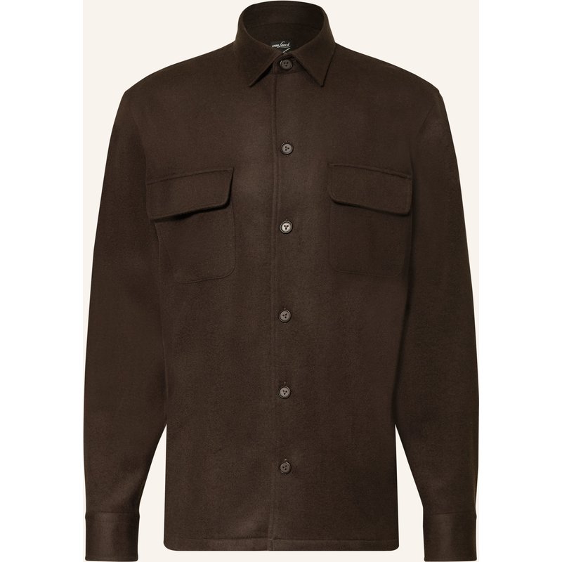 Van Laack Overshirt Vl-Reydin-K braun