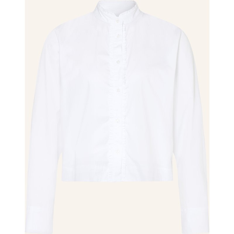 Lilienfels Bluse Mit Rüschen weiss