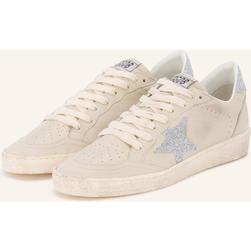 Golden Goose Sneaker Ball Star Mit Schmucksteinen beige