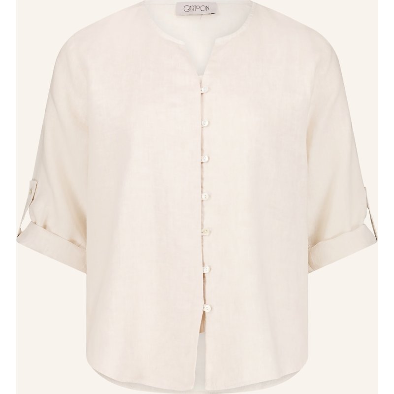 Cartoon Leinenbluse beige