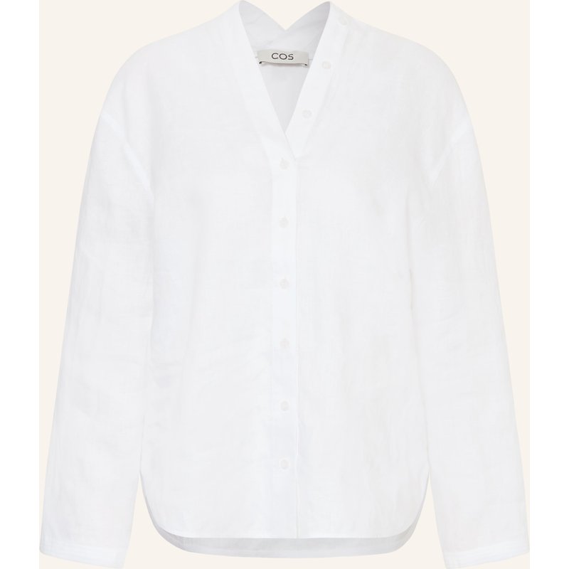 Cos Leinenbluse weiss