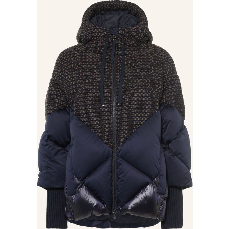 Bogner Daunenjacke Sheryl-d3 Im Materialmix Mit Glitzergarn blau