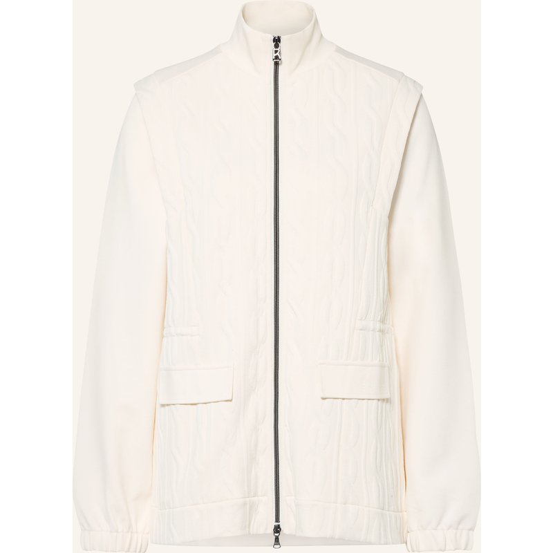 Bogner Sweatjacke Katalina Im Materialmix weiss