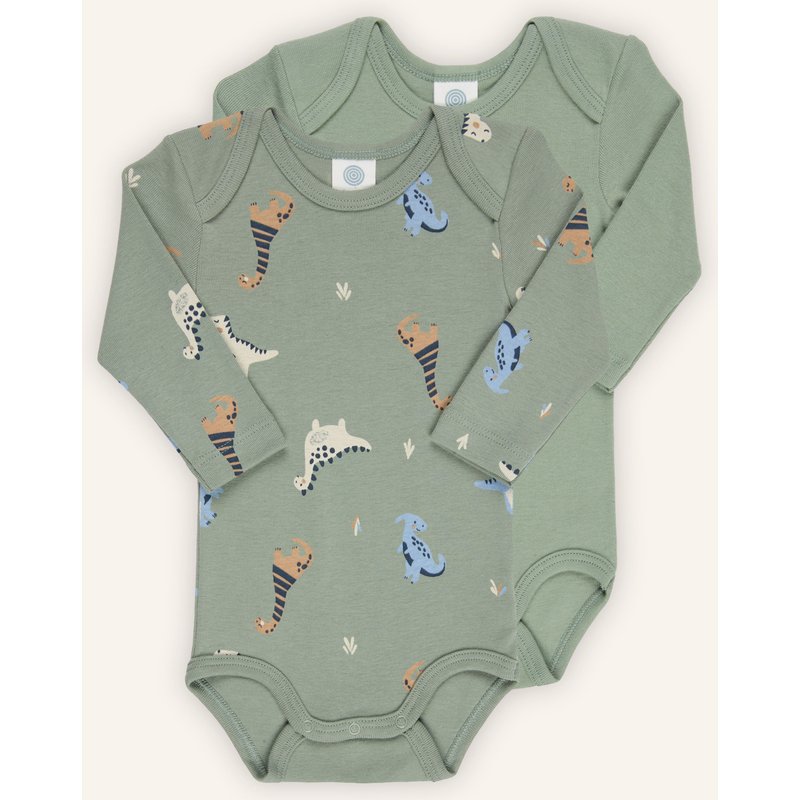Sanetta 2er-Pack Bodies gruen