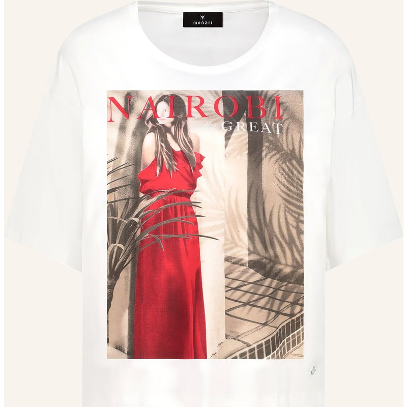 Monari T-Shirt weiss