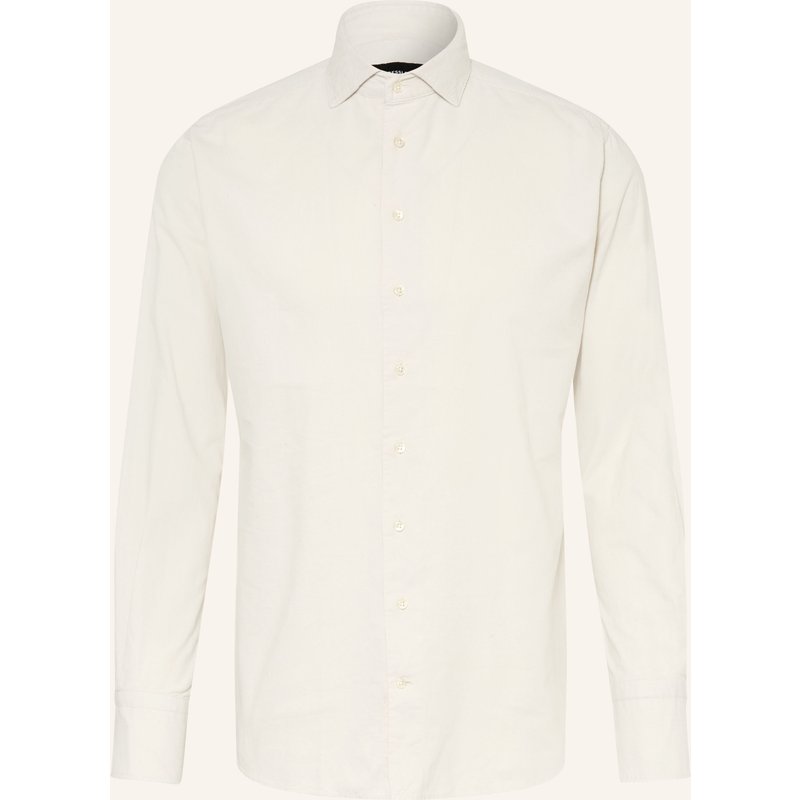Dressler Cordhemd Neapex Slim Fit blau