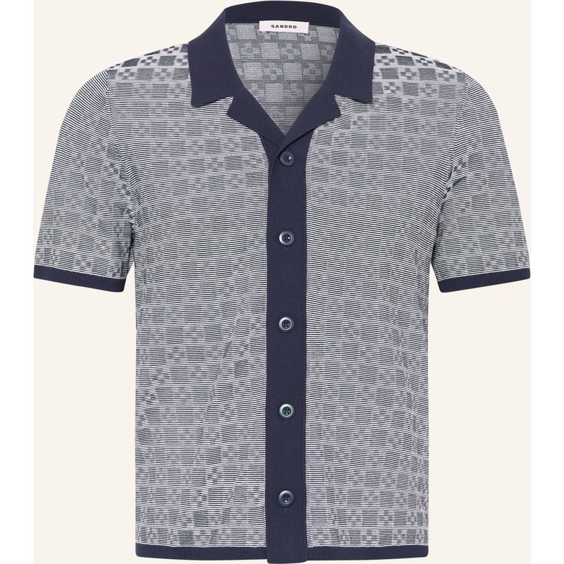 Sandro Resorthemd Regular Fit blau