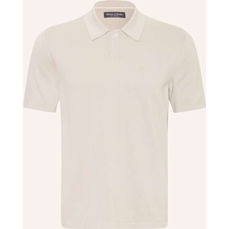 Marc O'polo Strick-Poloshirt grau