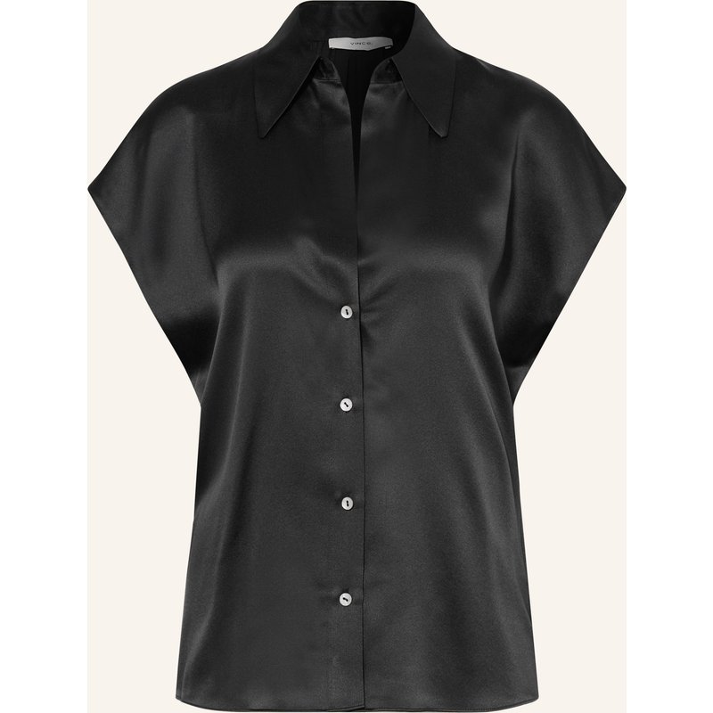 Vince Hemdbluse Aus Seide schwarz