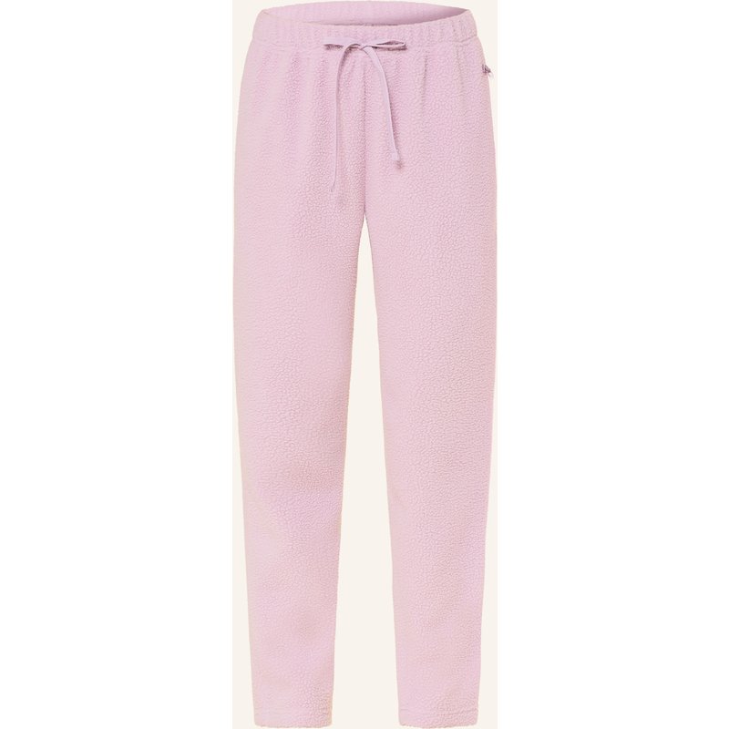 Short Stories Lounge-Hose Aus Teddyfell rosa