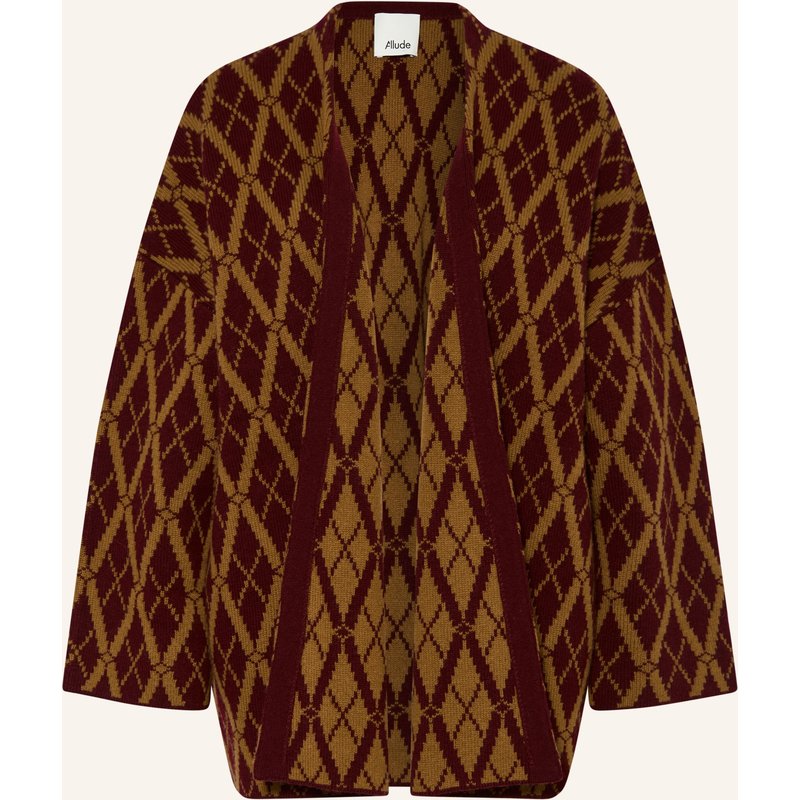 Allude Strickjacke Mit Cashmere rot