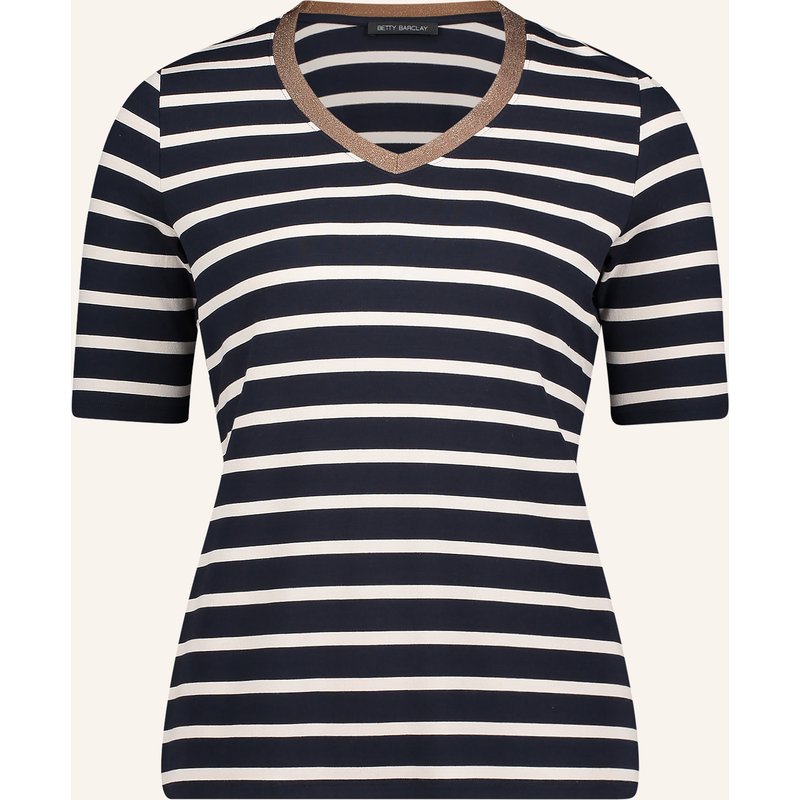 Betty Barclay T-Shirt Mit Glitzergarn blau