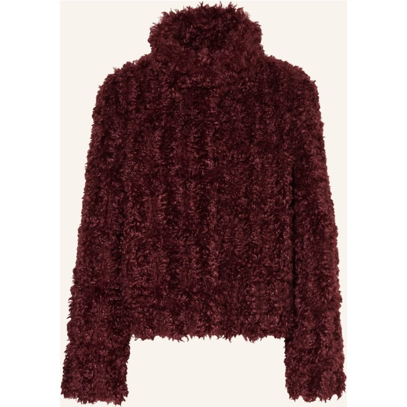 Lilienfels Kunstfell-Jacke rot
