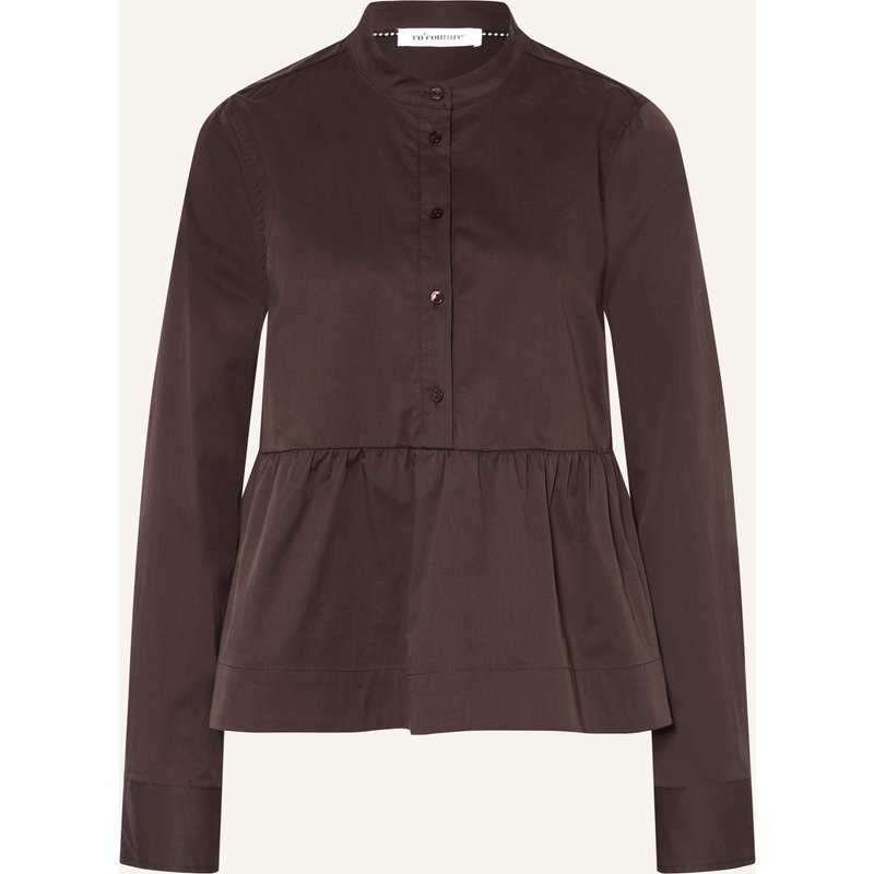 Co'couture Blusenshirt Poppycc braun
