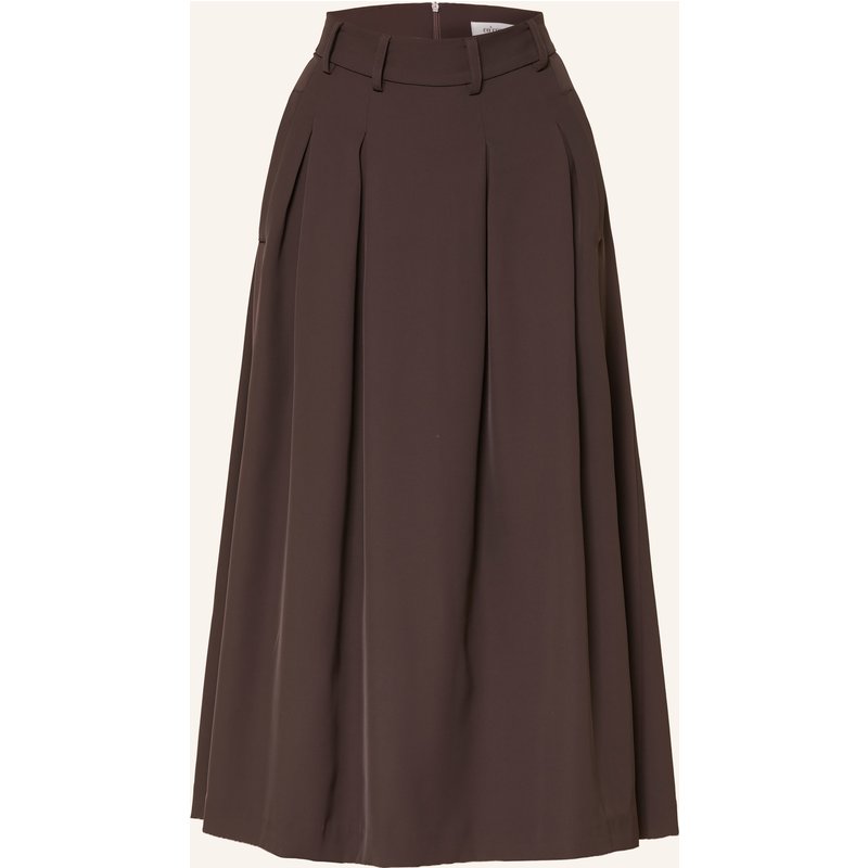 Co'couture Faltenrock Alinicc braun