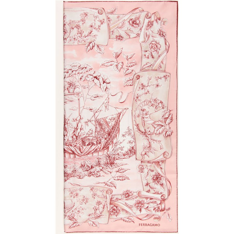 Ferragamo Seidentuch rosa