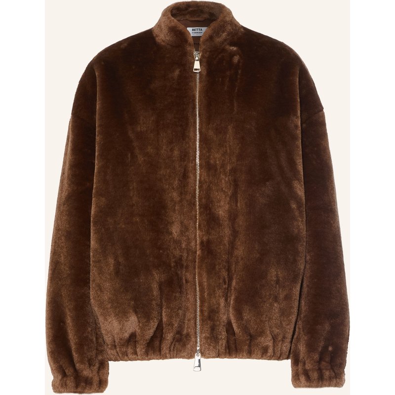 Betta Corradi Kunstfell-Blouson braun