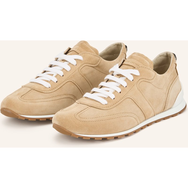 Brunello Cucinelli Sneaker Mit Schmuckperlen braun