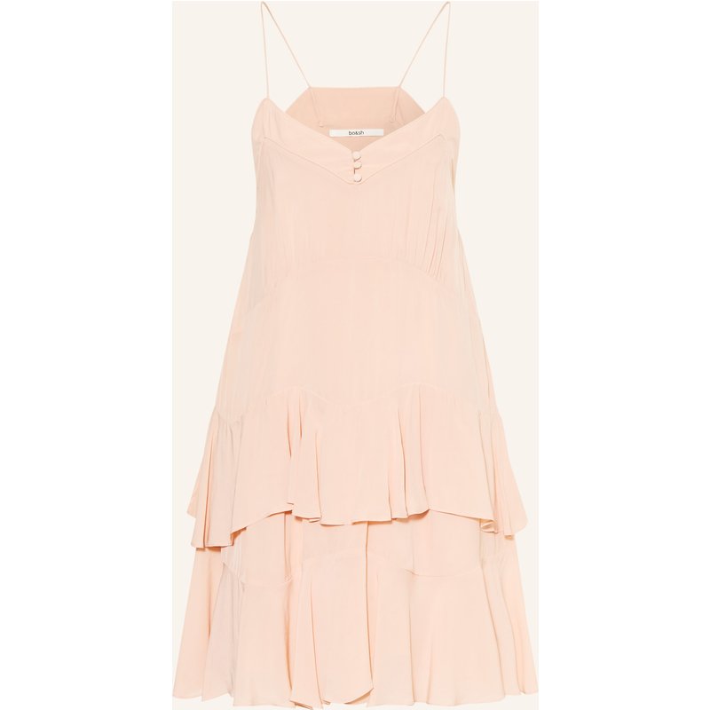 Ba&Sh Kleid Bilona Mit Volants rosa