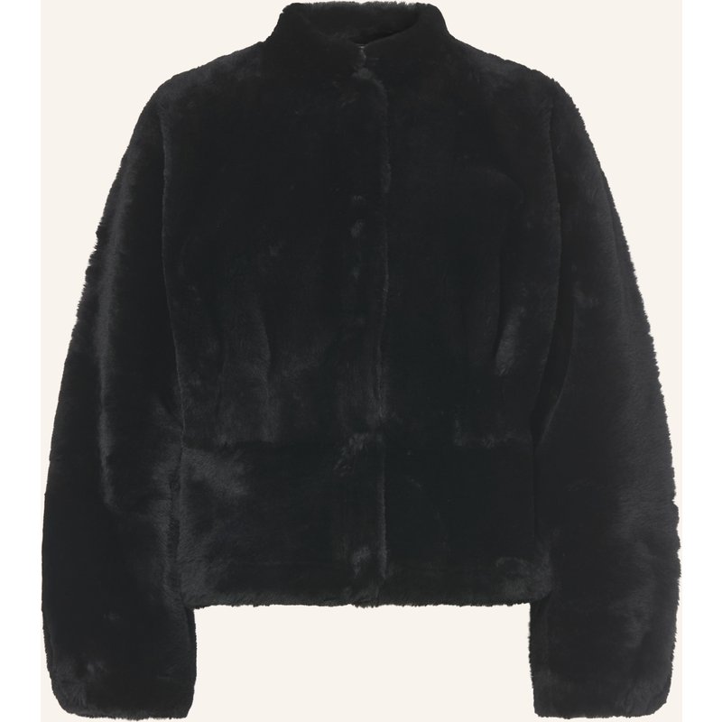 Sem Per Lei Lederjacke Zum Wenden schwarz