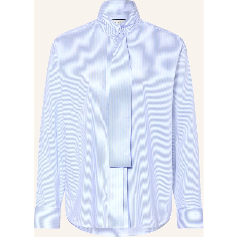 Sem Per Lei Schluppenbluse blau
