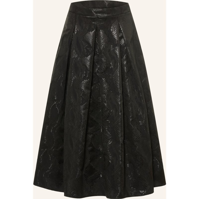 Sem Per Lei Faltenrock Aus Jacquard schwarz