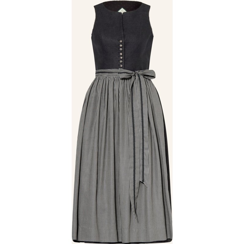 Waldorff Dirndl Alba Aus Leinen schwarz