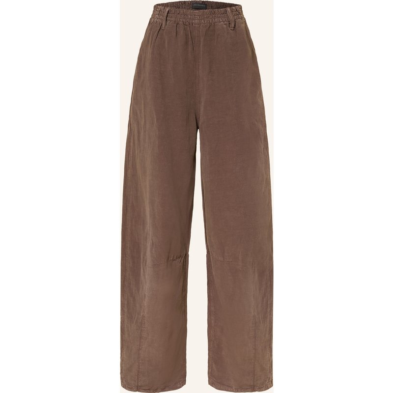 Allsaints Hose Jett Mit Leinen braun