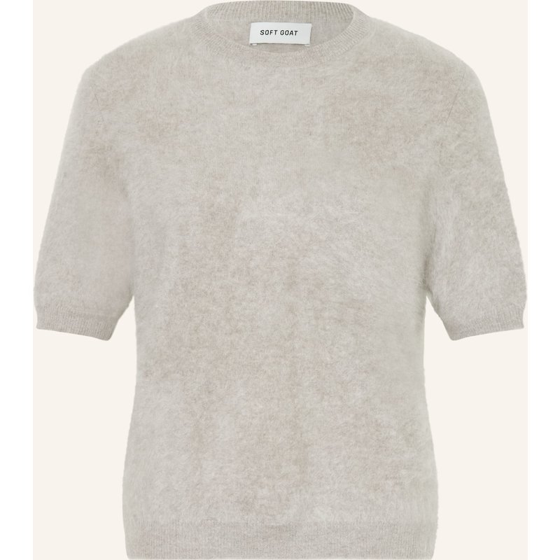 Soft Goat Strickshirt Aus Cashmere grau