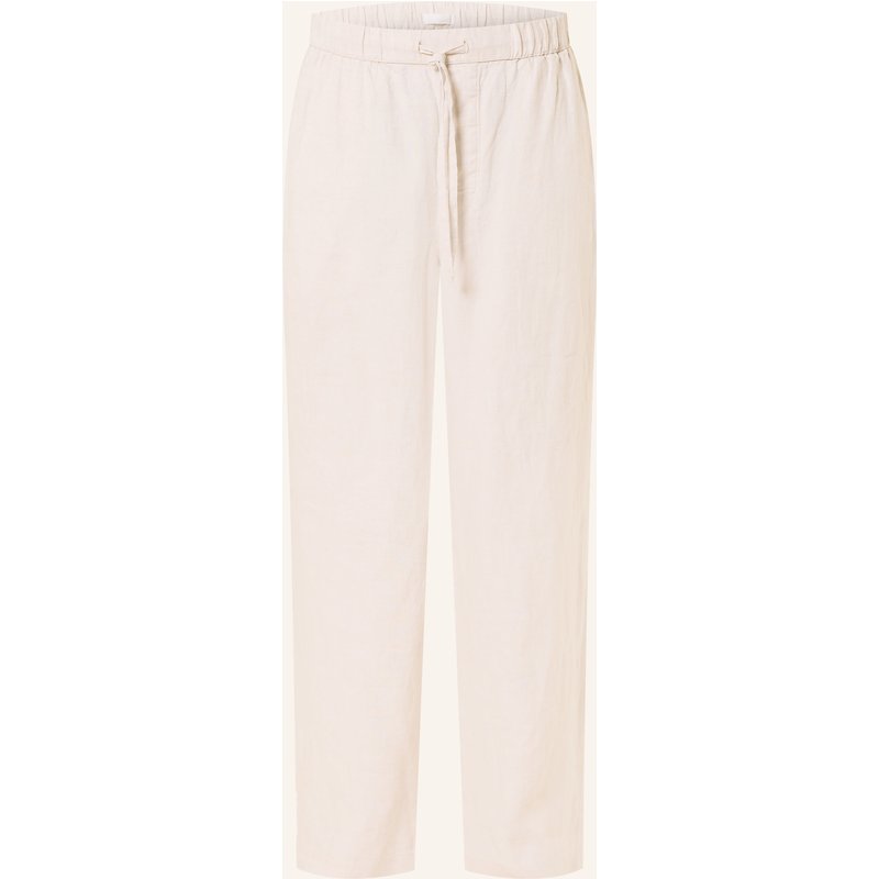 Arket Leinenhose Regular Fit beige