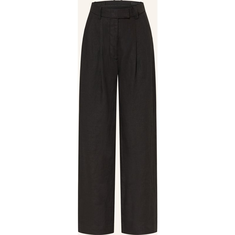Arket Marlenehose Sally Aus Leinen schwarz