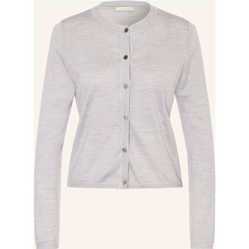 Lilienfels Strickjacke Mit Merinowolle grau