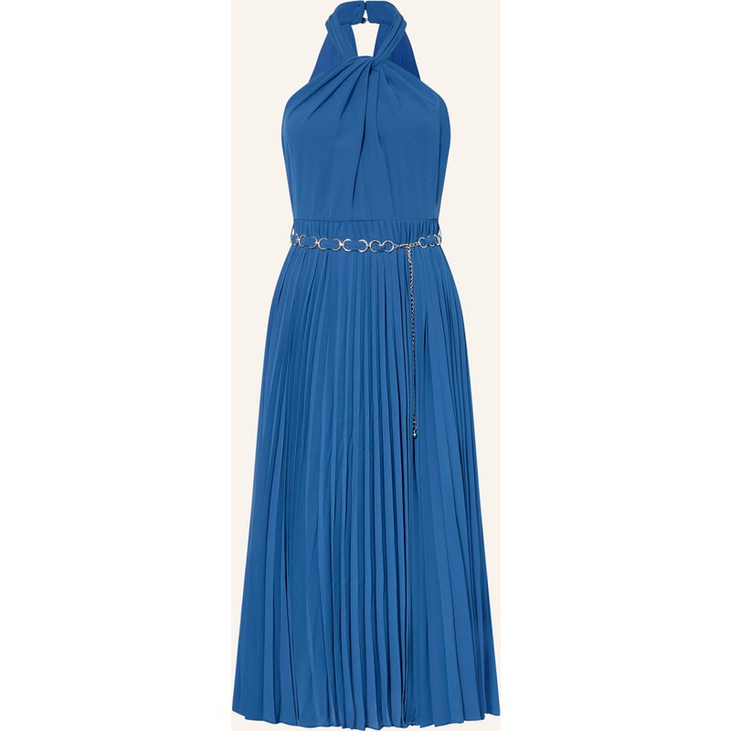 Phase Eight Kleid Sathia Mit Plissees blau