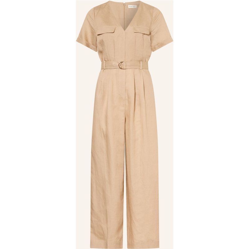 Phase Eight Jumpsuit Daniela Mit Leinen beige