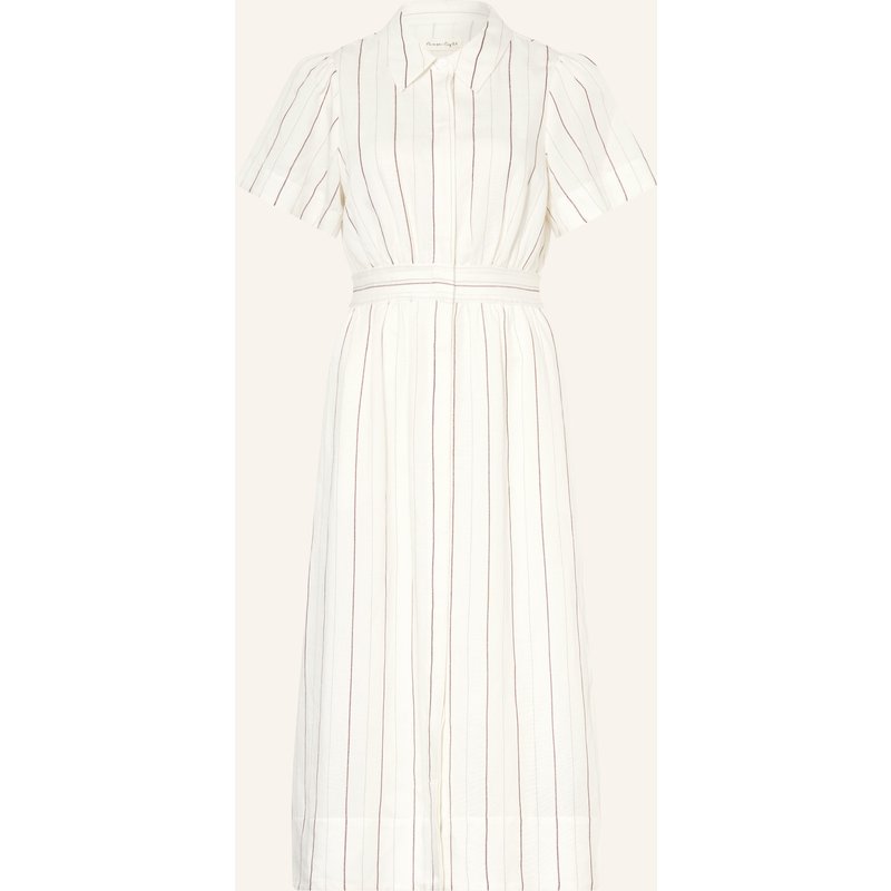 Phase Eight Hemdblusenkleid Marielle Mit Leinen weiss