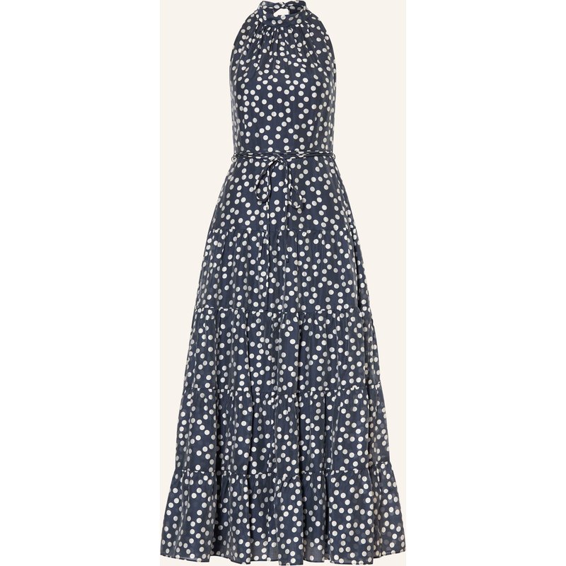 Phase Eight Kleid Nita Mit Rüschen blau