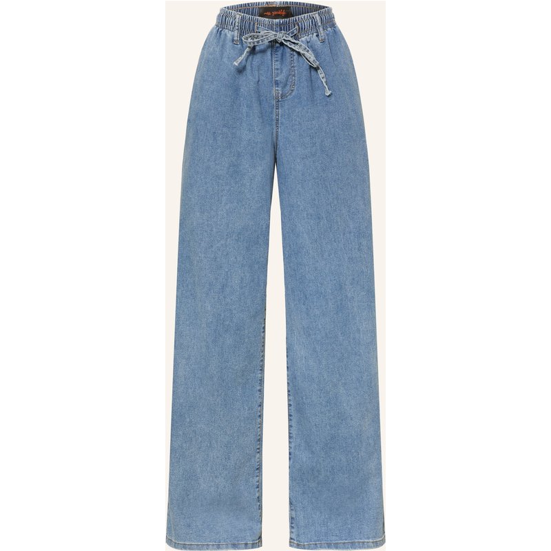 Miss Goodlife Wide Leg Jeans blau