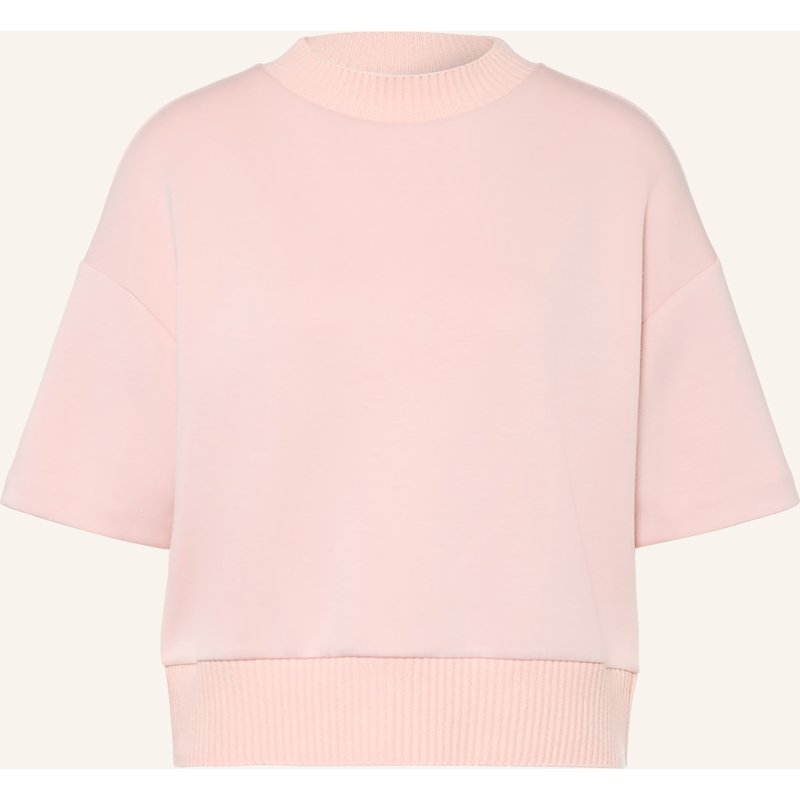 Opus T-Shirt Galita Im Materialmix rosa